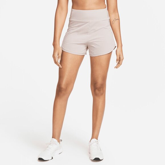 Nike Women Dri-FIT Bliss‎ High-Waisted shorts, Size L - Picture 5 of 5